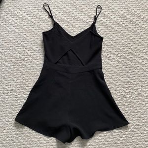 SUPER CUTE Black cut out romper
